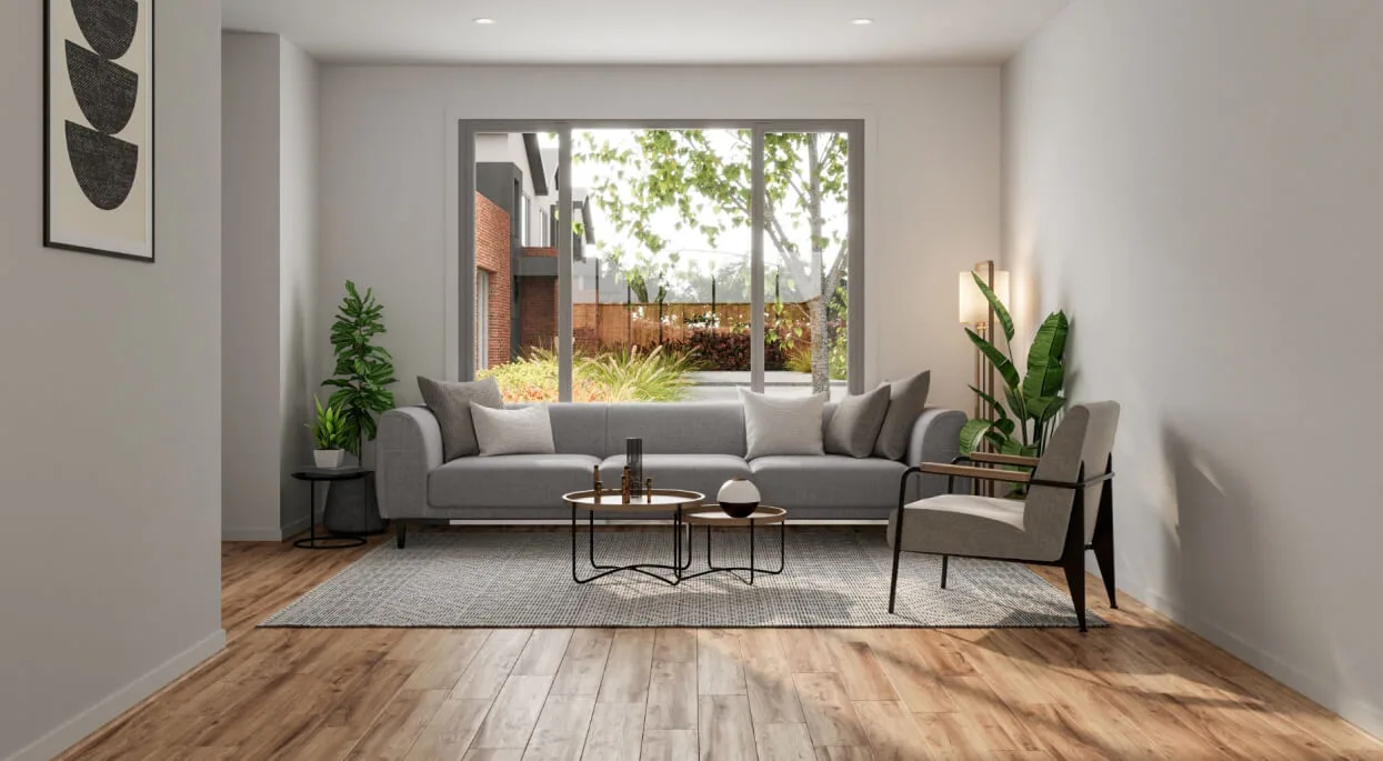 Blake Court living room