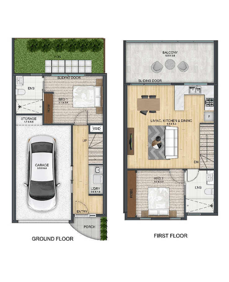 Unit 2 Floor Plan